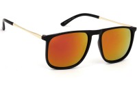 Eyeland Wayfarer Sunglasses(For Men & Women, Red, Orange, Yellow, Multicolor)