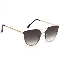 Eyeland Wayfarer Sunglasses(For Men & Women, Black, Grey)