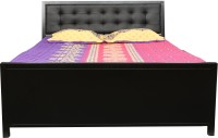 Diamond Interiors Metal Queen Bed With Storage(Finish Color -  Black)   Furniture  (Diamond Interiors)