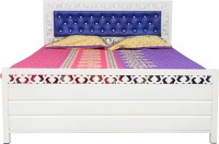 Diamond Interiors Metal Queen Bed With Storage(Finish Color -  Ivory)   Furniture  (Diamond Interiors)