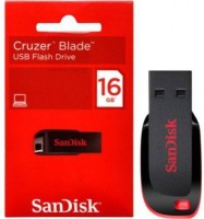 SAN DISK Cruzer Blade 16 GB Pen Drive(Multicolor)   Laptop Accessories  (SAN DISK)