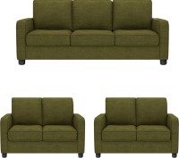 View GIOTEAK Fabric 3 + 2 + 2 GREEN Sofa Set Furniture (GIOTEAK)
