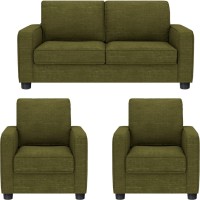 View GIOTEAK Fabric 2 + 1 + 1 GREEN Sofa Set Furniture (GIOTEAK)