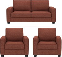 View GIOTEAK Fabric 2 + 1 + 1 MAROON Sofa Set Furniture (GIOTEAK)