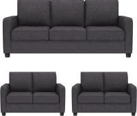 View GIOTEAK Fabric 3 + 2 + 2 GREY Sofa Set Furniture (GIOTEAK)