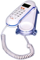 Italish Orientel Landline Caller ID Phone KX-T666CID Corded & Cordless Landline Phone with Answering Machine(White)   Home Appliances  (Italish)