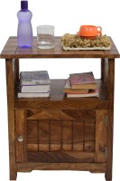 View TimberTaste MEEKA Solid Wood Side Table(Finish Color - Natural Teak) Furniture (TimberTaste)