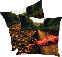 Sleep Nature's Printed Cushions Cover(Pack of 2, 30.63 cm*30.63 cm, Multicolor)