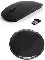 View BB4 Gel Pad Reusable Washable Powerful WITH 2.4 GHZ ULTRA SLIM WIRELESS Wireless Optical Mouse(USB, Multicolor) Laptop Accessories Price Online(BB4)