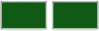 Masterfit Set of 2 Green Notice Board(60 cm 45 cm)   Furniture  (Masterfit)
