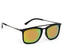 Eyeland Wayfarer Sunglasses(For Men & Women, Green, Yellow, Orange, Multicolor)