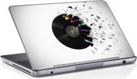 sai enterprises Abstract-disc-on-fire-music-explosion vinyl Laptop Decal 15.6   Laptop Accessories  (Sai Enterprises)