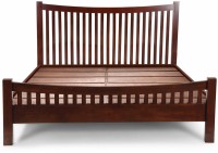 View Fischers Lifestyle Vienna Solid Wood King Bed(Finish Color -  Walnut) Furniture (Fischers Lifestyle)
