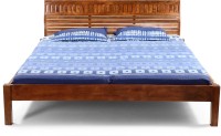Fischers Lifestyle Tivoli Solid Wood King Bed(Finish Color -  Teak)   Furniture  (Fischers Lifestyle)