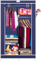 View CbeeSo Carbon Steel Collapsible Wardrobe(Finish Color - Navy Blue) Furniture (CbeeSo)