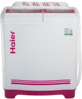 Haier 7.6 kg Semi Automatic Top Load White, Pink(XPB76-113S)