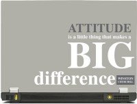 PosterMart Attitude is the big difference Laptop Skin - High Quality 3M Vinyl and Matt Lamination High Quality Laminated 3M Vinyl Laptop Decal 12   Laptop Accessories  (PosterMart)