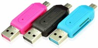 View YTM OTG Dual Card Reader for SD & Micro SD Card Card Reader(Multicolor) Laptop Accessories Price Online(YTM)