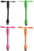 View Bruzone Flexible USB Fan Z17 UCMF17 USB Fan(Multicolor) Laptop Accessories Price Online(Bruzone)