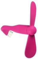 Bruzone Flexible USB Fan Z32 UCMF32 USB Fan(Pink)   Laptop Accessories  (Bruzone)