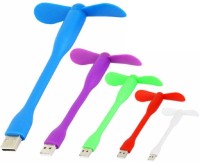 View Bruzone Flexible USB Fan Z04 UCMF04 USB Fan(Multicolor) Laptop Accessories Price Online(Bruzone)