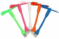 View Bruzone Flexible USB Fan For Laptop B11 UCMFB11 USB Fan(Multicolor) Laptop Accessories Price Online(Bruzone)