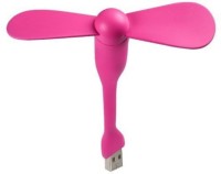 Bruzone Flexible USB Fan Z31 UCMF31 USB Fan(Pink)   Laptop Accessories  (Bruzone)