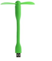 View Bruzone Flexible USB Fan Z14 UCMF14 USB Fan(Green) Laptop Accessories Price Online(Bruzone)