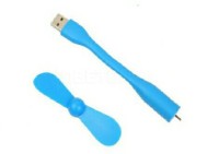 Bruzone Flexible USB Fan Z08 UCMF08 USB Fan(Blue)   Laptop Accessories  (Bruzone)