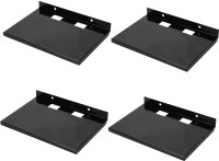 Masterfit Set of 4,ST001 Iron Wall Shelf(Number of Shelves - 4, Black)   Furniture  (Masterfit)