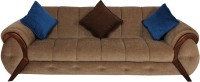 FURNITURE MIND Fabric 3 Seater(Finish Color - Beige)   Furniture  (FURNITURE MIND)