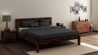 View VINTEJ HOME Solid Wood King Bed(Finish Color -  Brown) Furniture (VINTEJ HOME)