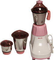 Neu-Lite 85 Dasher 750 W Mixer Grinder (3 Jars, Pink)