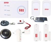 D3D D3D Model D10 With 2 PIR Sensor+2 Door sensor+1 wifi Doorbell + 1 Smart Switch Controlled by Smart Phone mobile app +1 Panic Button + 2 Remote, Wireless WiFi/GSM Sensor Security System Wireless Sensor Security System   Home Appliances  (D3D)