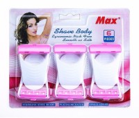 Max Max 6 in 1 shave body blades Disposable Razor(Pack of 6) - Price 138 44 % Off  