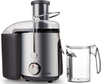 Vitek VT-1607 ST-I VT1607 500 W Juicer (2 Jars, Steel:Black)