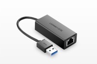 Ugreen USB3.0 GIGA CR111 USB LAN Card(Black)   Laptop Accessories  (UGREEN)