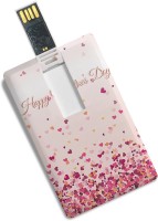 100yellow Credit Card Type 16GB Happy Valentine Day Printed Pen Drive - Gift For Love 16 GB Pen Drive(Multicolor)   Laptop Accessories  (100yellow)