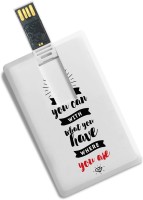 100yellow 16GB Credit Card Shape Motivational Quote Printed Pen Drive/Data Storage 16 GB Pen Drive(Multicolor)   Computer Storage  (100yellow)