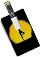 View 100yellow Credit Card Shape Yoga Pose Printed 8GB Pen Drive/Data Storage 8 GB Pen Drive(Multicolor) Laptop Accessories Price Online(100yellow)