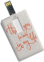 100yellow Credit Card Shape Love Quote Print 8GB Fancy Pen Drive -Gift For Valentine day 8 GB Pen Drive(Multicolor) (100yellow) Karnataka Buy Online