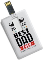 100yellow Credit Card Shape You’re Best Dad Ever Printed Fancy 8GB -Gift For Father 8 GB Pen Drive(Multicolor)   Laptop Accessories  (100yellow)