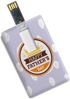 100yellow Credit Card Shape Happy Father’s Day Print 16GB /Data Storage -Gift For Dad 16 GB Pen Drive(Multicolor)   Laptop Accessories  (100yellow)