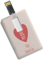 View 100yellow Credit Card Shape Happy Valentine’s Day Printed 8GB Fancy Pen Drive - 100yellow 8 GB Pen Drive(Multicolor) Laptop Accessories Price Online(100yellow)