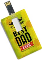 View 100yellow Credit Card Shape You��re Best Dad Ever Printed Fancy 8GB -Gift For Father/Dad 8 GB Pen Drive(Multicolor) Price Online(100yellow)