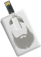 100yellow Beard Printed Credit Card Shape High Speed 8GB USB Pen Drive 8 GB Pen Drive(Multicolor)   Laptop Accessories  (100yellow)