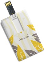 View 100yellow Credit Card Shape I Love Animal Print High Quality 8GB Pen Drive 8 GB Pen Drive(Multicolor) Laptop Accessories Price Online(100yellow)