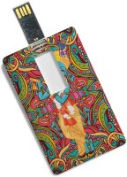 100yellow Credit Card Shape Lord Krishna Printed 16GB High Quality Pen Drive 16 GB Pen Drive(Multicolor)   Computer Storage  (100yellow)