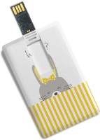 100yellow 16GB Credit Card Shape Plastic Printed Fancy High Quality Pen Drive 16 GB Pen Drive(Multicolor)   Laptop Accessories  (100yellow)