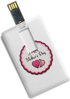100yellow Credit Card Type Happy Mother��s Day Print 8GB Fancy /Data Storage -Gift For Mom 8 GB Pen Drive(Multicolor)   Computer Storage  (100yellow)